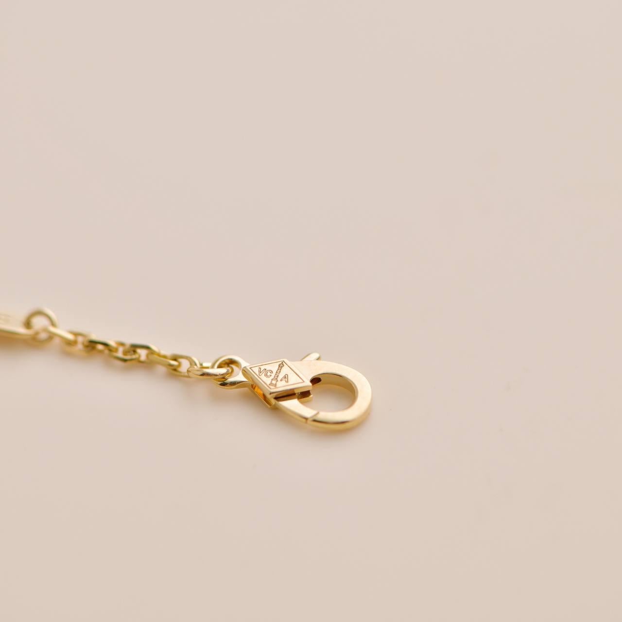 van cleef agate necklace