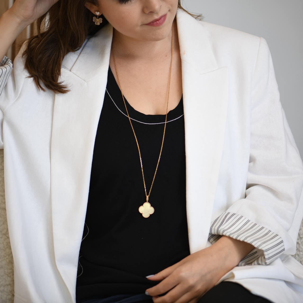 blue van cleef necklace