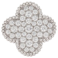 Used Van Cleef & Arpels Magic Alhambra Ring with Diamonds