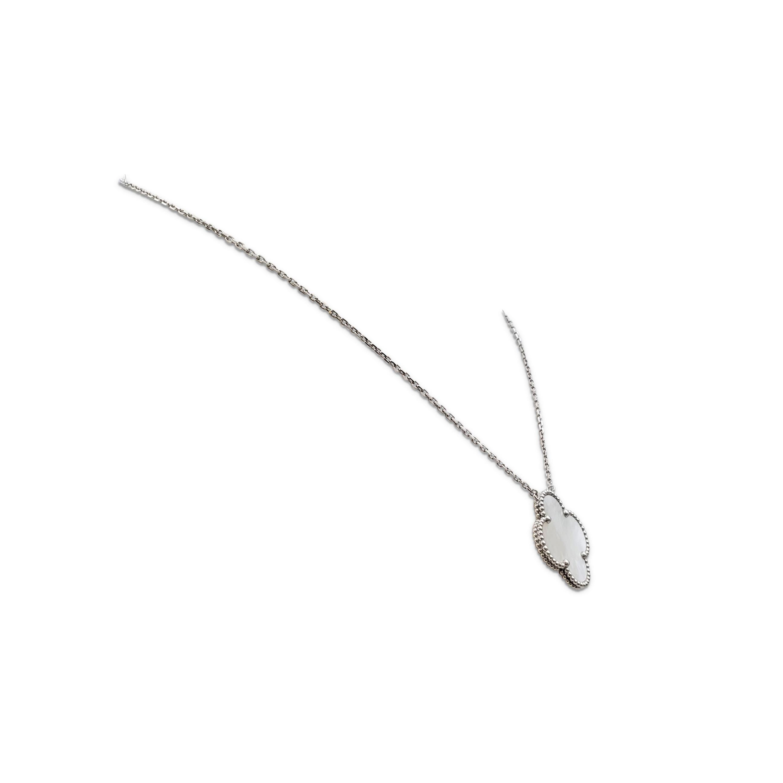 white gold & mother-of-pearl - magic alhambra