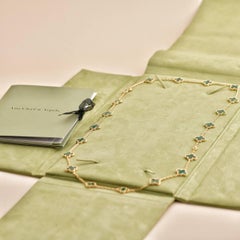 Van Cleef & Arpels Malachite Vintage Alhambra 20 Motif Necklace