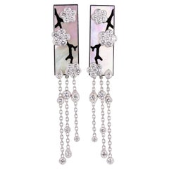 Van Cleef & Arpels Miroir des Eaux Mother-of-Pearl, Onyx and Diamond Earrings