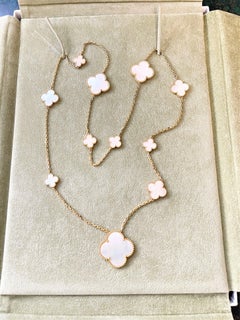 Van Cleef & Arpels MOP Magic Alhambra Necklace