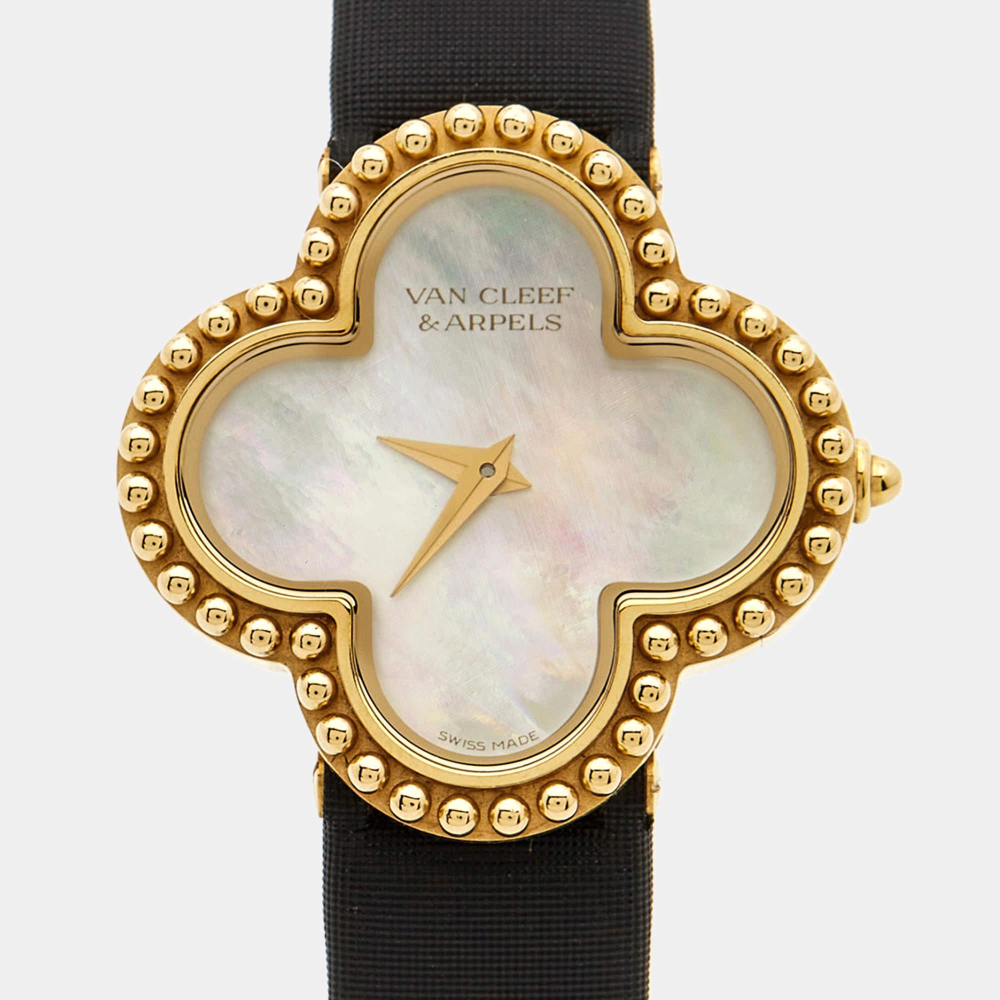 Van Cleef & Arpels Mother Of Pearl 1 VCARD22000 Women's Wristwatch 26 mm 4