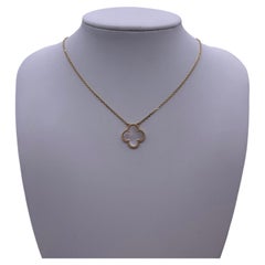 Van Cleef & Arpels Mother-of-pearl 18K Gold Vintage Alhambra pendant
