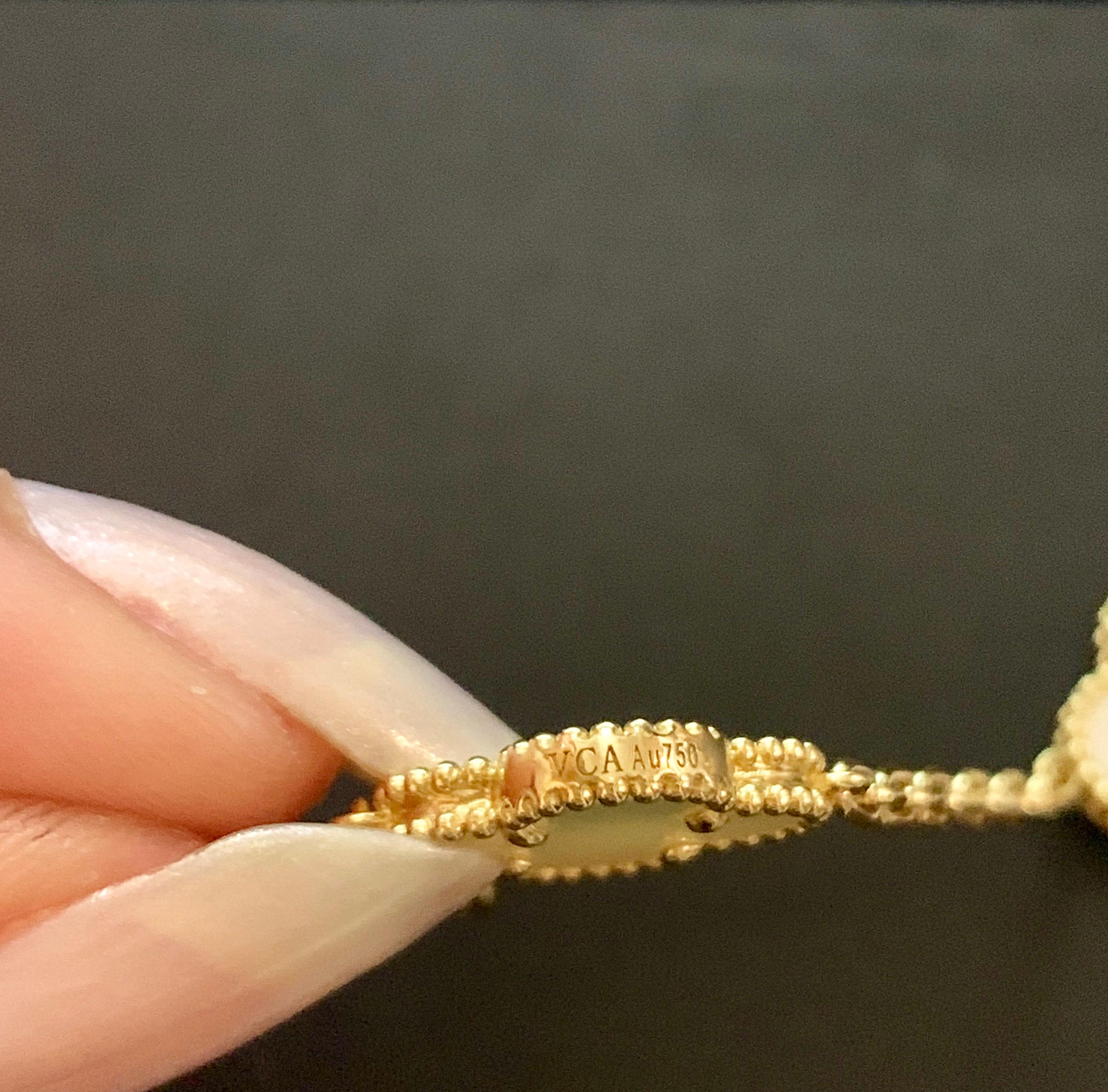 van cleef 10 clover necklace