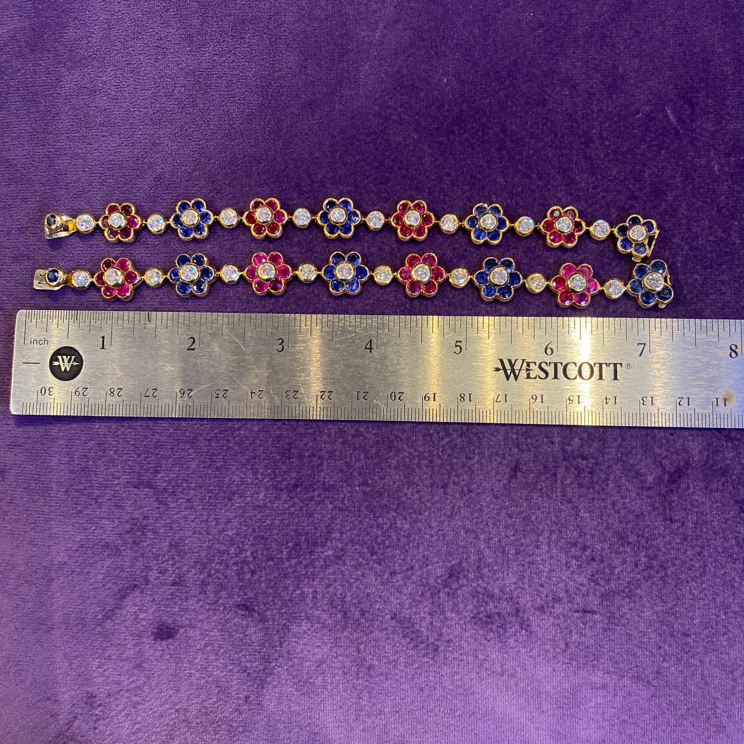 Van Cleef & Arpels Multi Gem & Diamond Floral Necklace  5