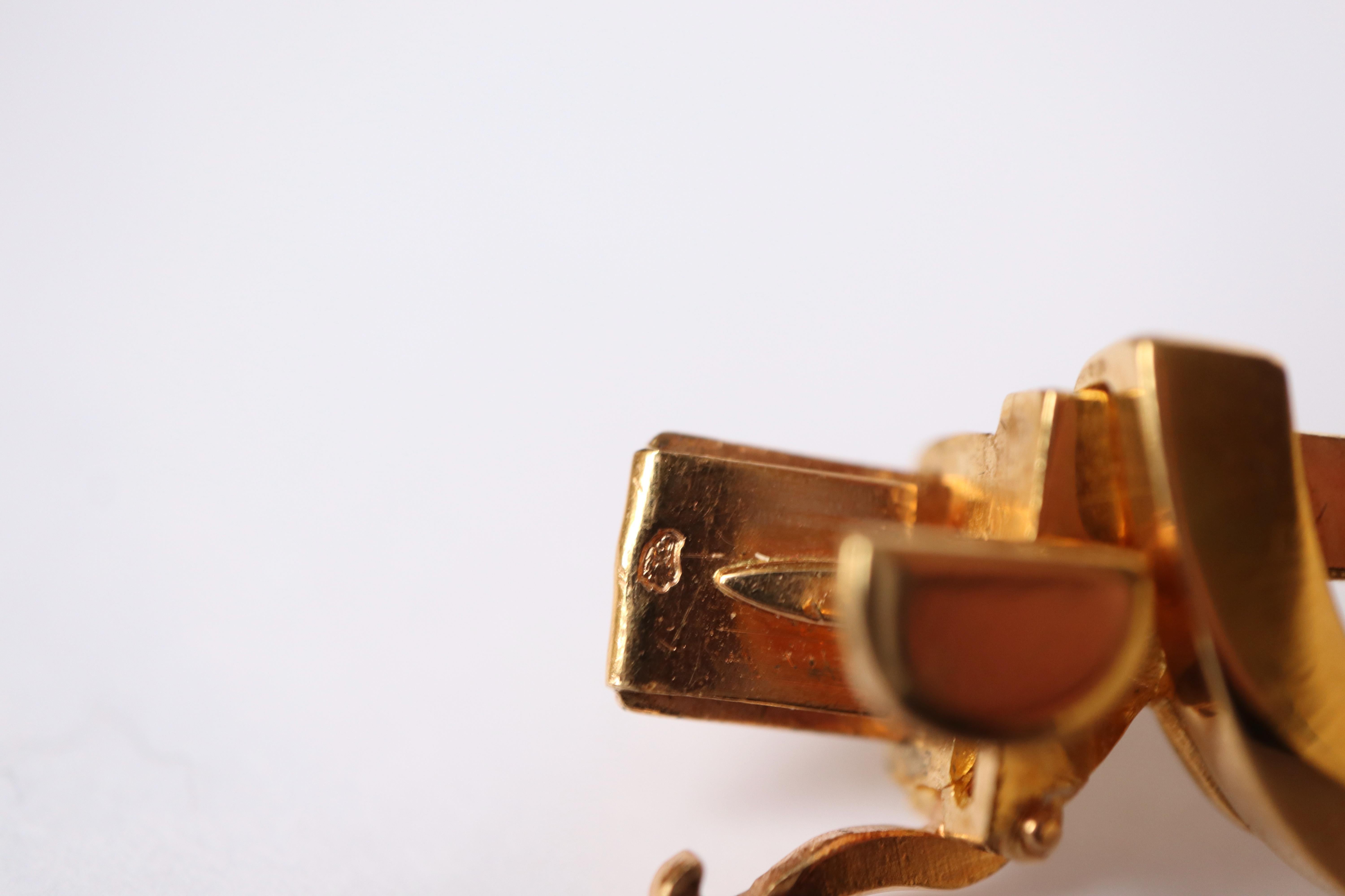 Collana Van Cleef & Arpels Semi-Rigida in oro 18 carati e diamanti in vendita 6