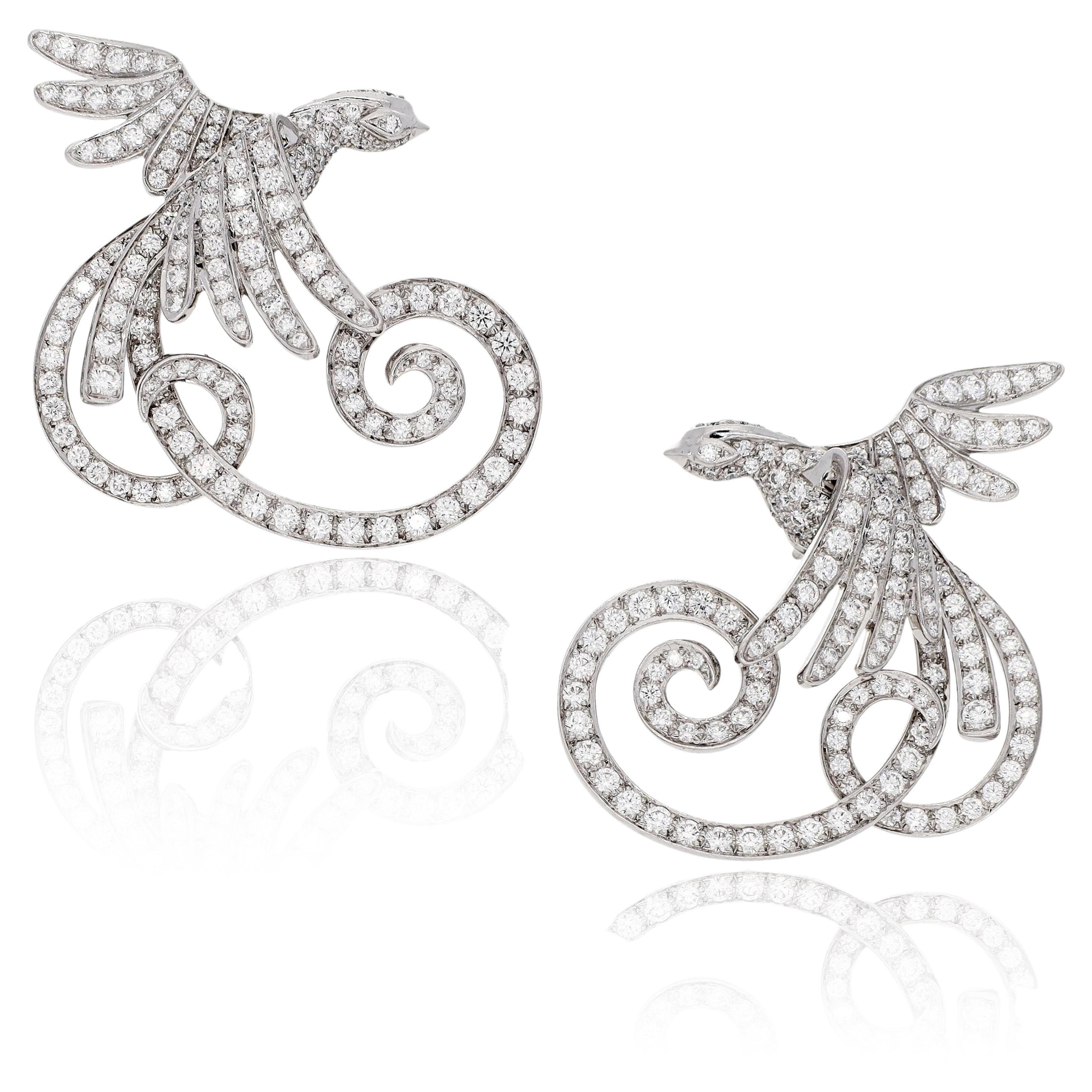Van Cleef & Arpels Oiseaux de Paradis Ohrringe