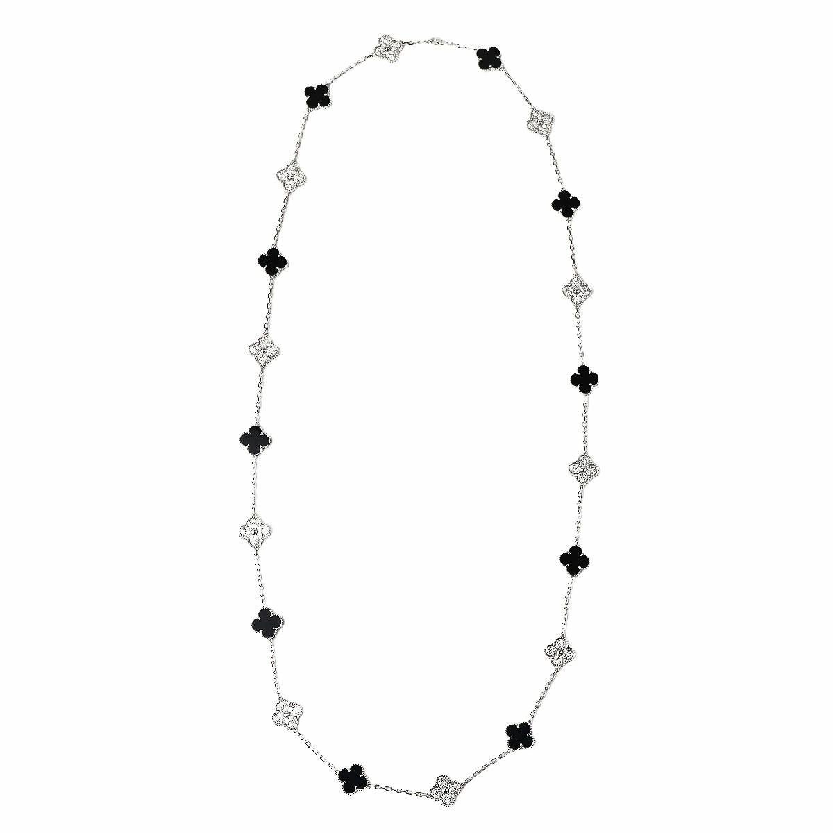 Numero di articolo: TMR2508260013
Prezzo al dettaglio di riferimento: JPY 11,220,000 (tasse incluse)
Marca: Van Cleef & Arpels
Nome del prodotto: Collana lunga Alhambra vintage, 20 motivi
Model No. di riferimento: VCARP2R800
MATERIALE: 10 Onici, 120