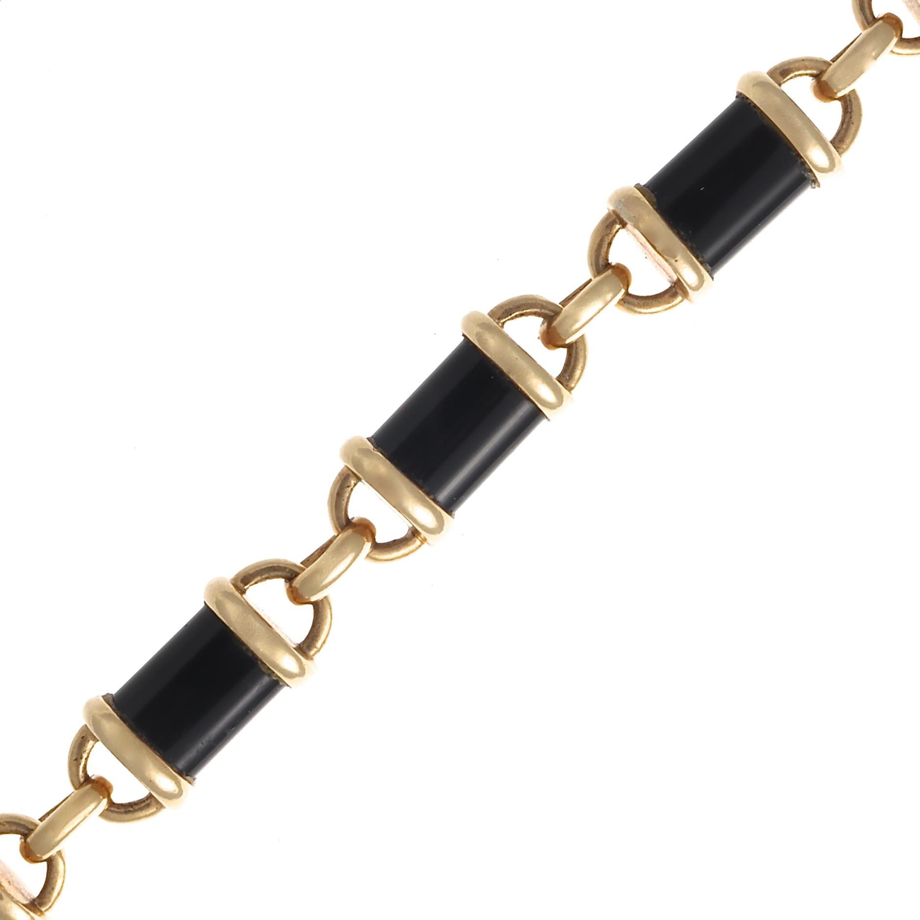 Women's Van Cleef & Arpels Onyx Gold Bracelet
