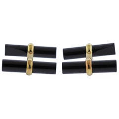 Van Cleef & Arpels Onyx Gold Cufflinks