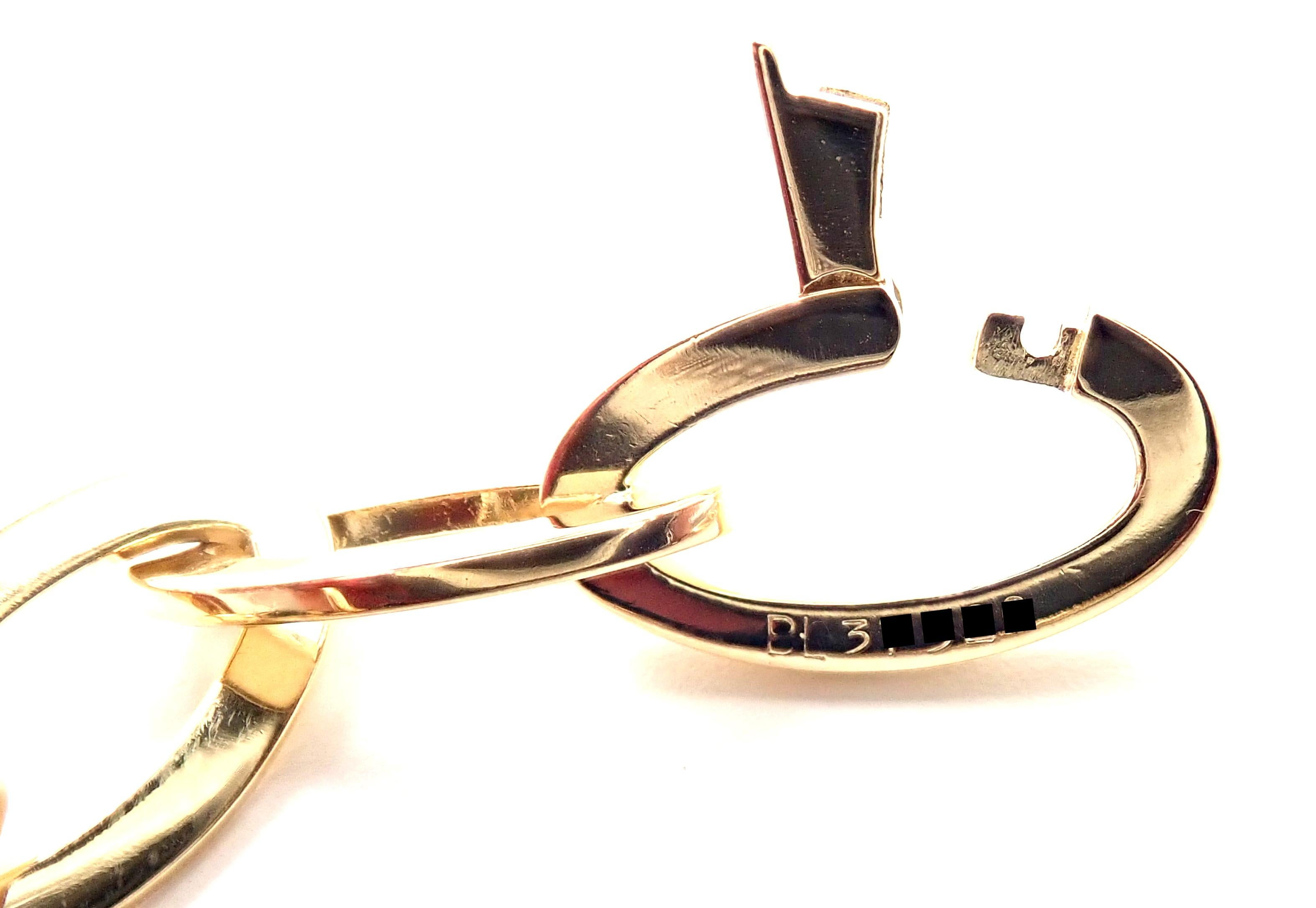 Women's or Men's Van Cleef & Arpels Oval Link Yellow Gold Necklace