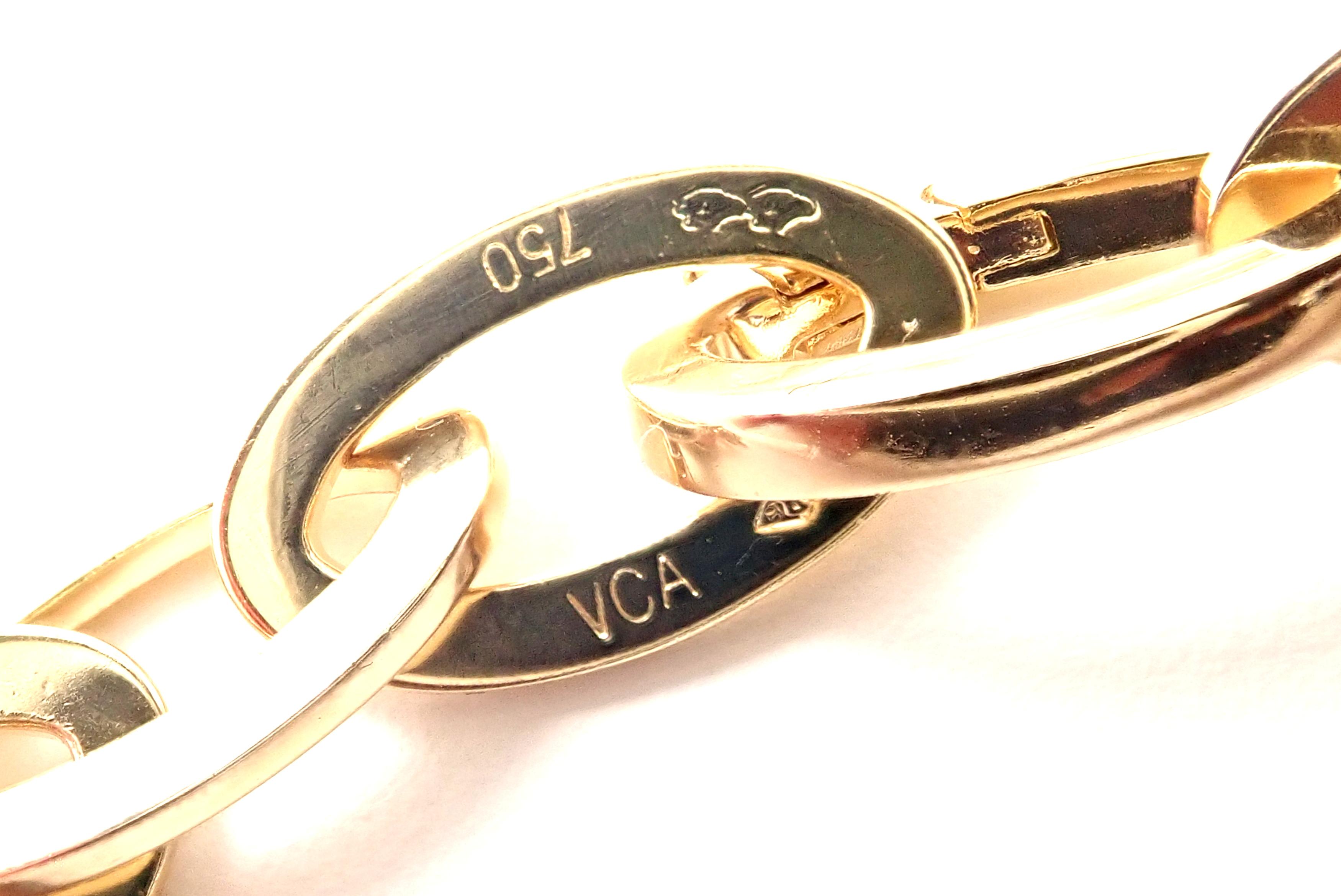 Van Cleef & Arpels Oval Link Yellow Gold Necklace 3