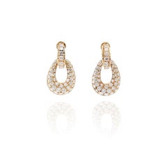 A Pair of Van Cleef & Arpels Pair of Diamond Earrings