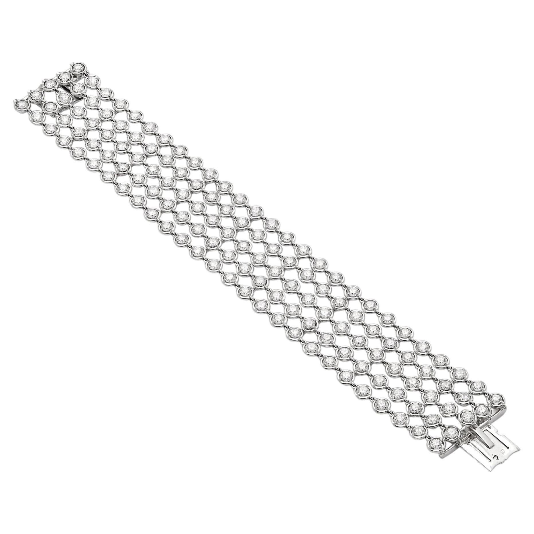 Pulsera de diamantes «Palmyre» de Van Cleef & Arpels en venta
