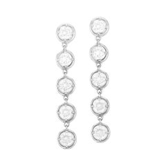 Van Cleef & Arpels Palmyre or blanc et boucles d'oreilles