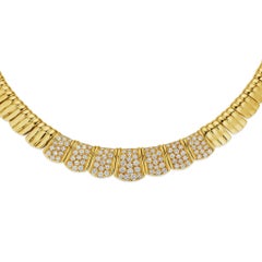 Van Cleef & Arpels Paris 18K Gold and Diamond Necklace