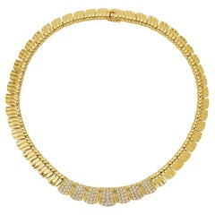 Van Cleef & Arpels Paris 18K Gold and Diamond Necklace
