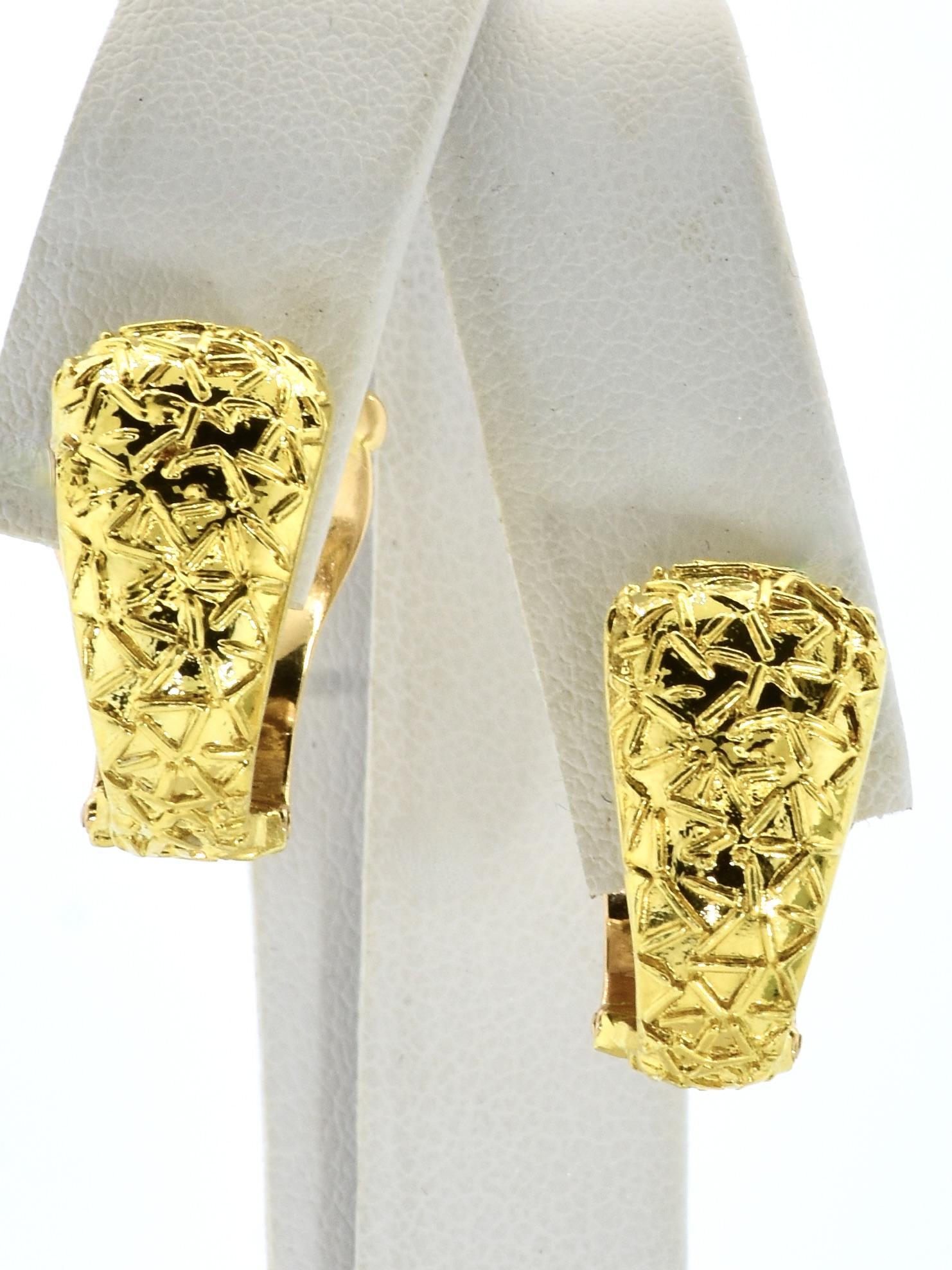Van Cleef & Arpels, París 18K Pendientes vintage inusuales. en venta 8