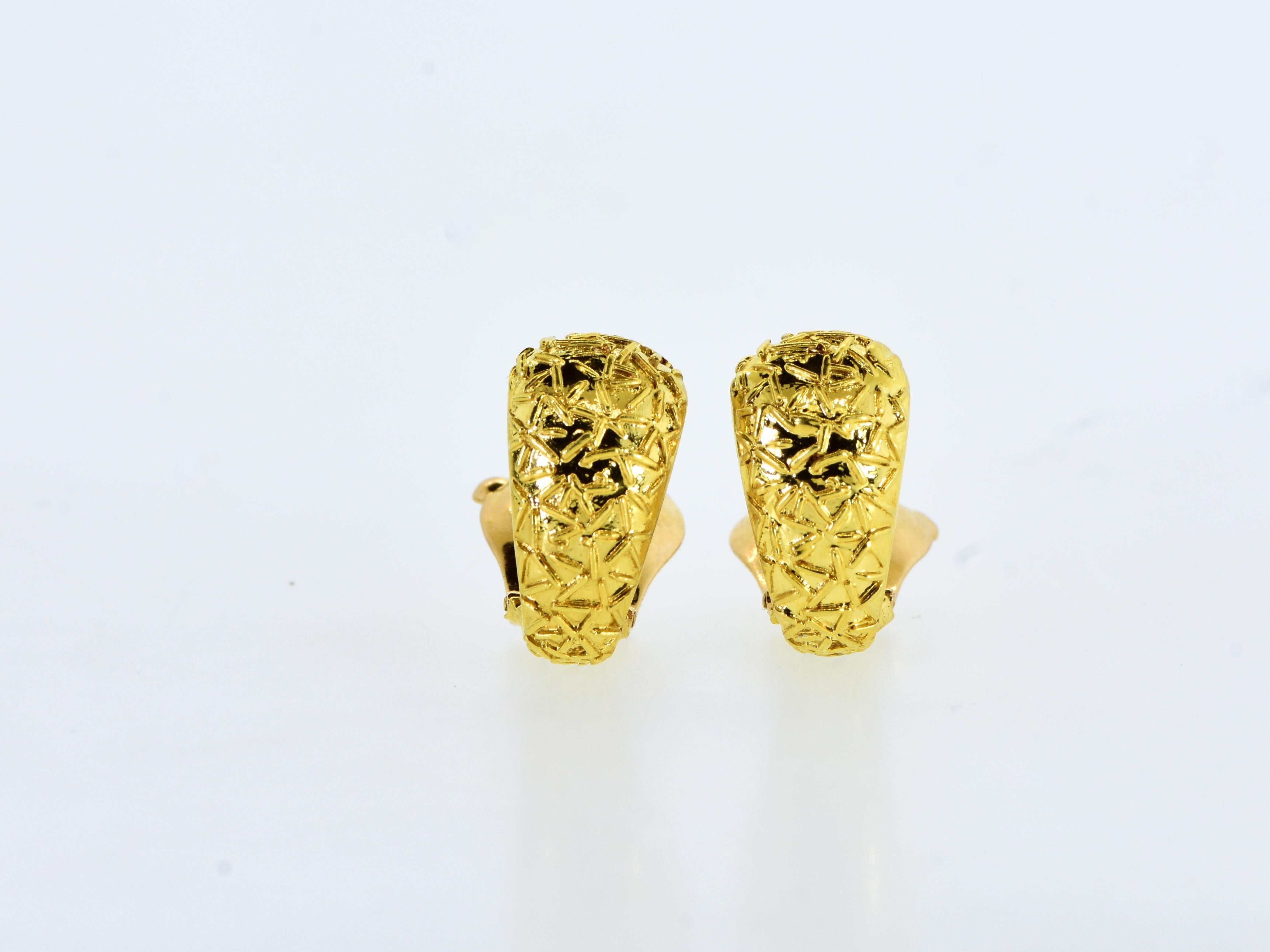 Van Cleef & Arpels, París 18K Pendientes vintage inusuales. en venta 7
