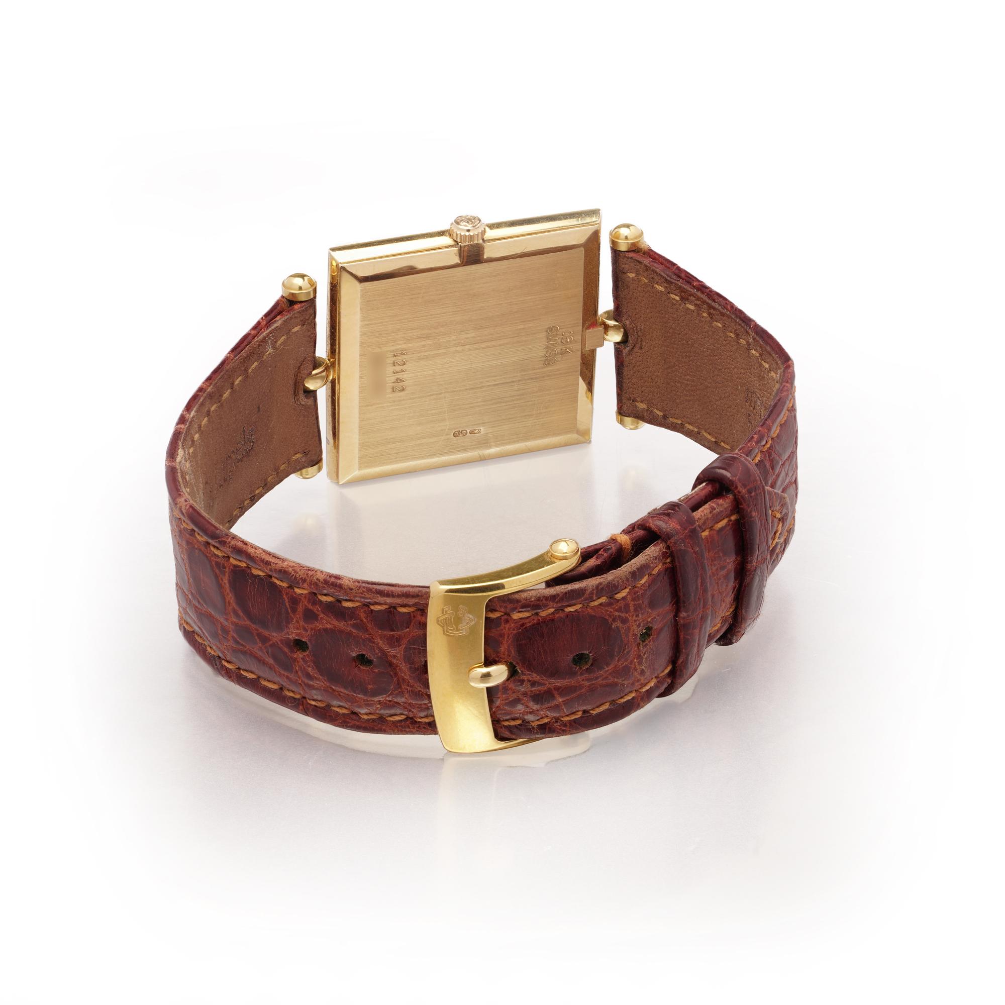 Montre habillée en or jaune 18 carats Van Cleef & Arpels Paris, années 1980 - 1990 en vente 1