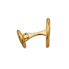 Van Cleef & Arpels Paris Cancer Zodiac Vintage Gold Cufflinks