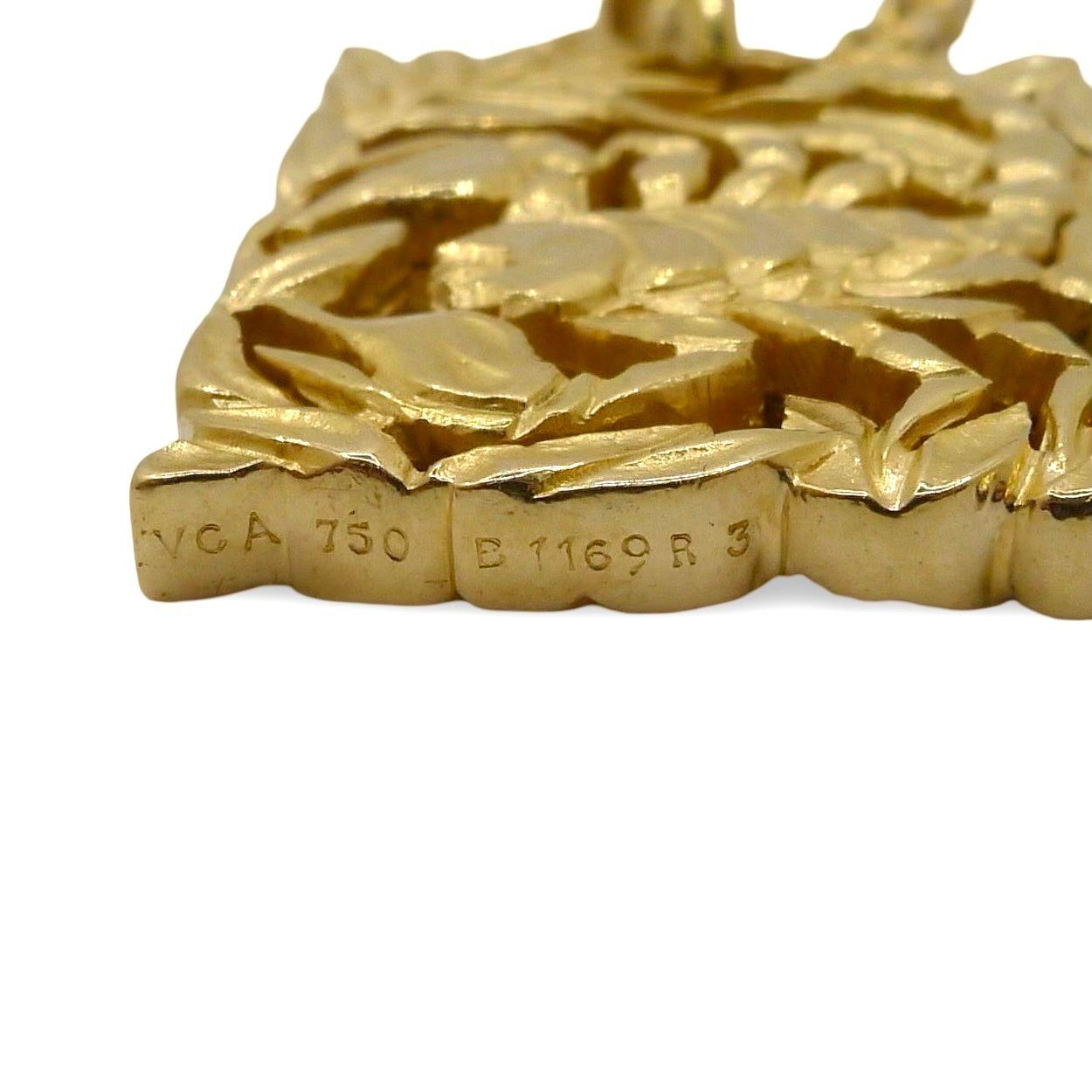 Van Cleef & Arpels Paris Modernist Skorpion-Anhänger in Gold (Art déco) im Angebot