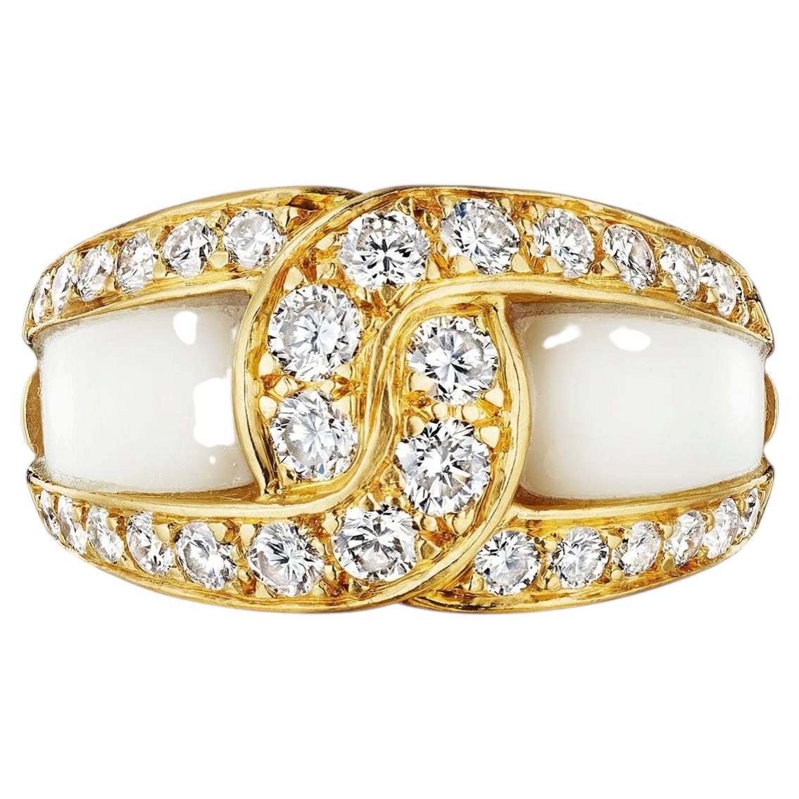 Van Cleef & Arpels Paris Perlmutt-Ring im Angebot