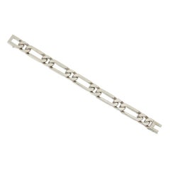 Van Cleef & Arpels, Paris white gold figaro bracelet