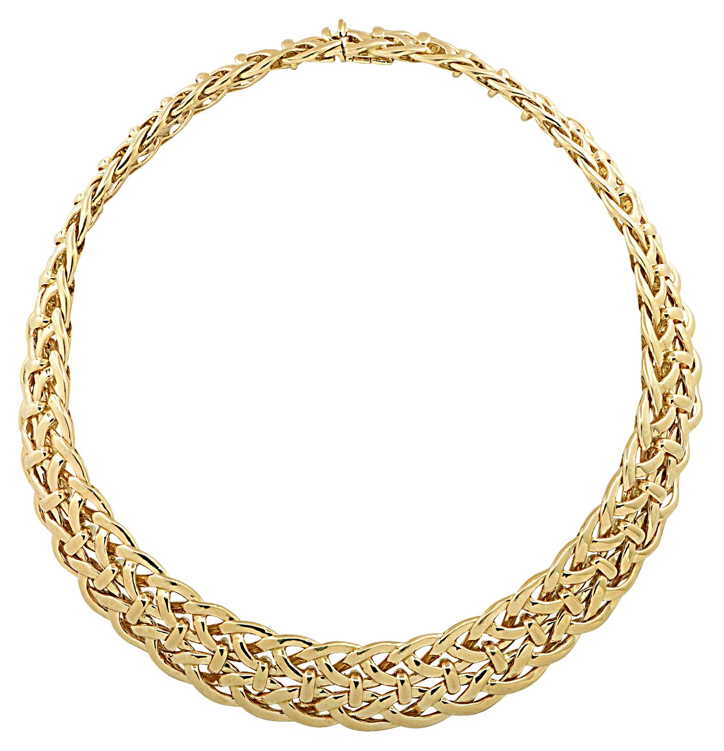 Women's Van Cleef & Arpels, Paris Yellow Gold Collar Necklace