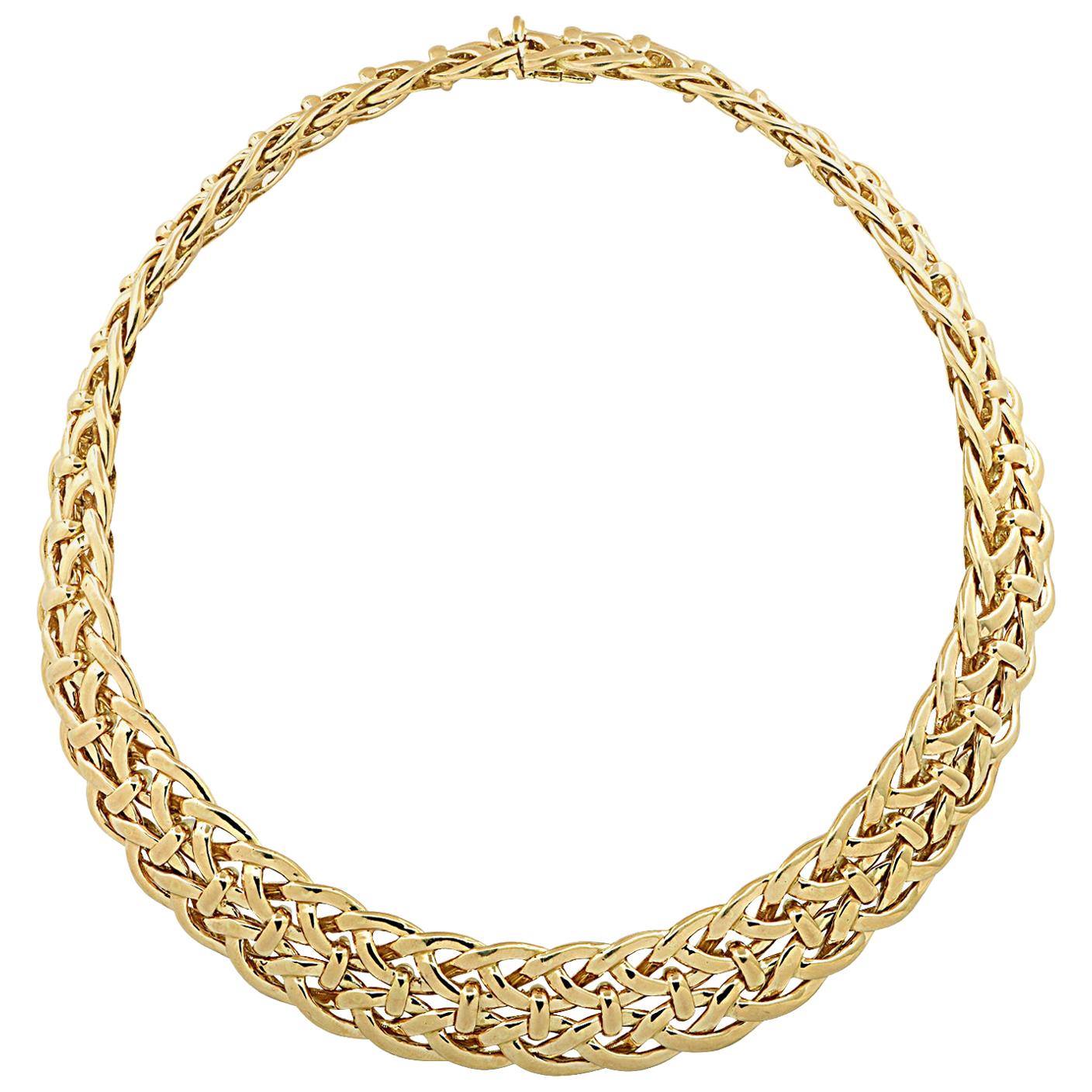 Van Cleef & Arpels, Paris Yellow Gold Collar Necklace