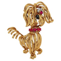 Van Cleef & Arpels Paris Yorkie Brooch