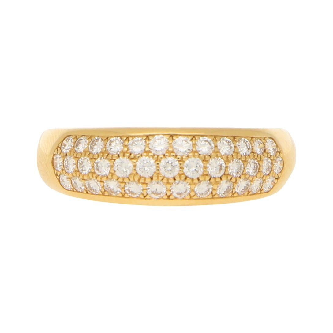 Van Cleef and Arpels Wedding Band Platinum at 1stDibs