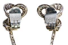 Van Cleef & Arpels Pear Shape Diamond Earrings