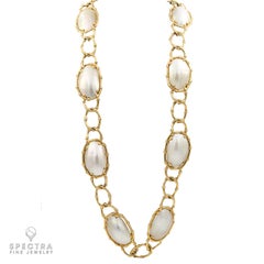 Van Cleef & Arpels Collana con perle e oro vintage