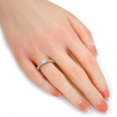 Van Cleef & Arpels Perle Diamond Ring in 18K White Gold