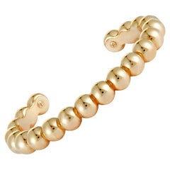 Van Cleef & Arpels Perlée 18 Karat Rose Gold Cuff Bracelet