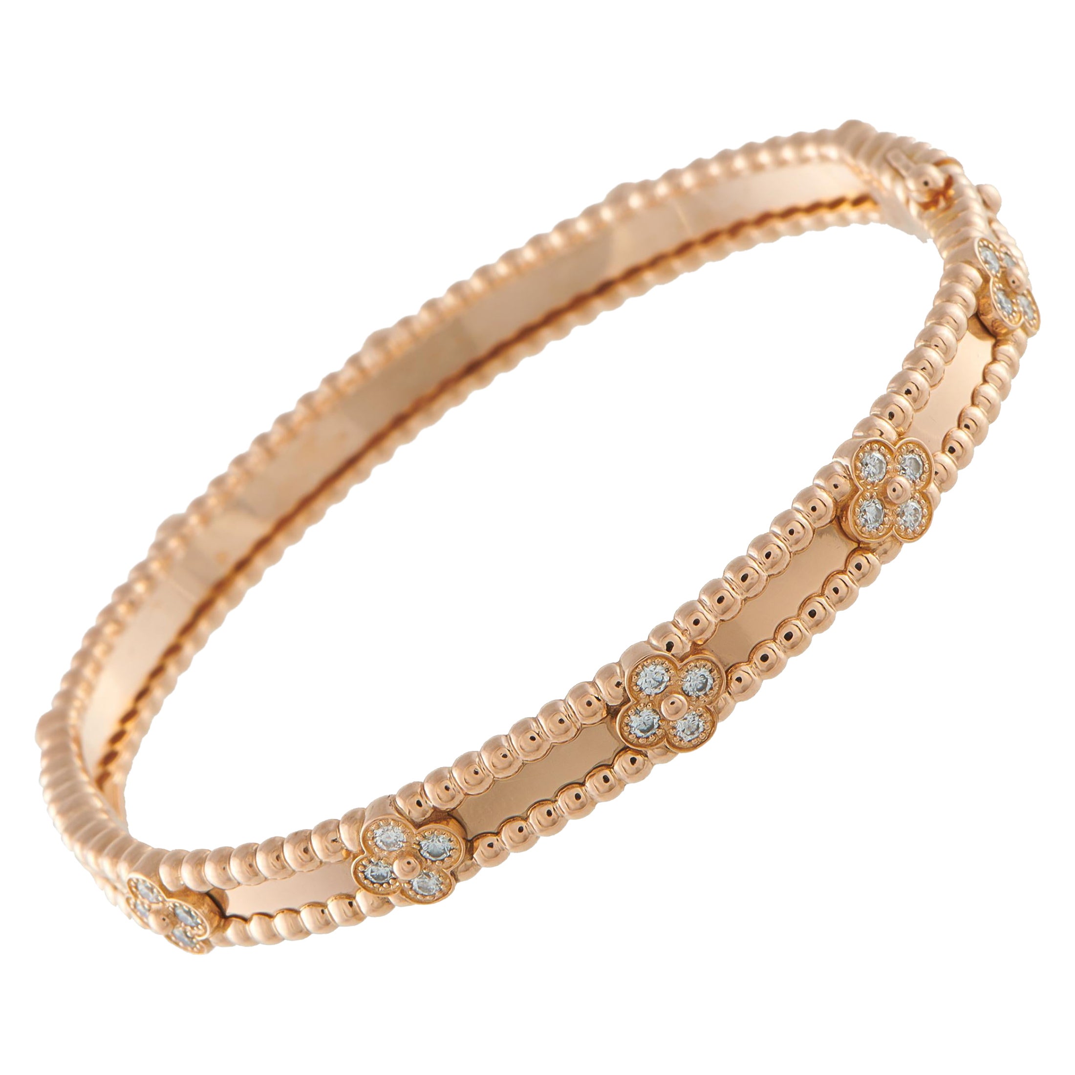 Van Cleef 
Arpels Bracciale in oro rosa 18 carati Misura piccola VC25-122225 in vendita