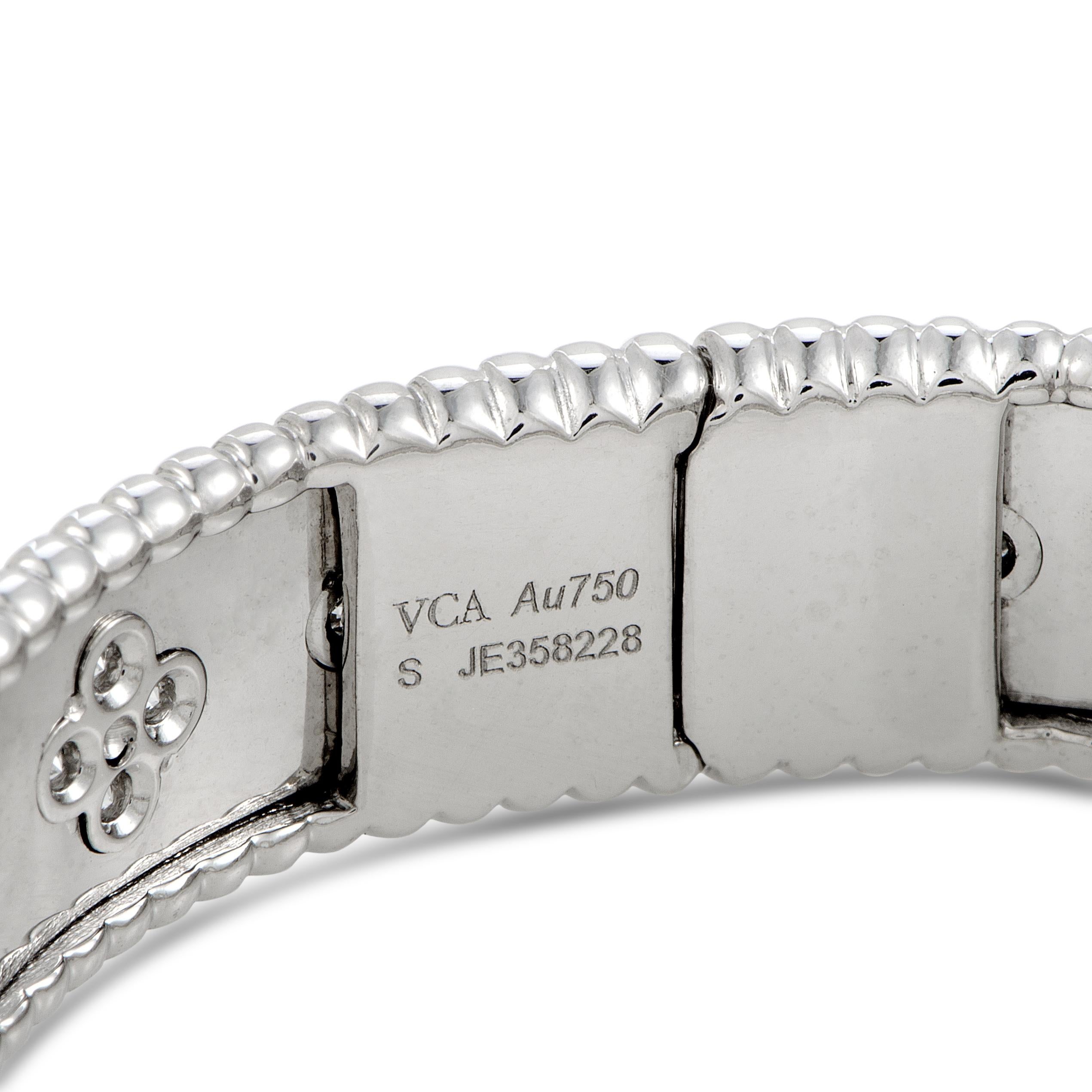 van cleef bangle white gold