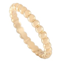 Van Cleef & Arpels Perlée 18K Yellow Gold Band Ring