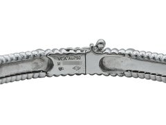 Van Cleef & Arpels Perlée Bracelet 18K WG & Diamonds Size M