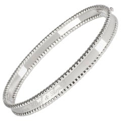 Van Cleef & Arpels Perlee Bracelet in 18 Karat White Gold