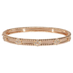 Van Cleef & Arpels Perlee Bracelet in 18k Rose Gold 0.68 CTW