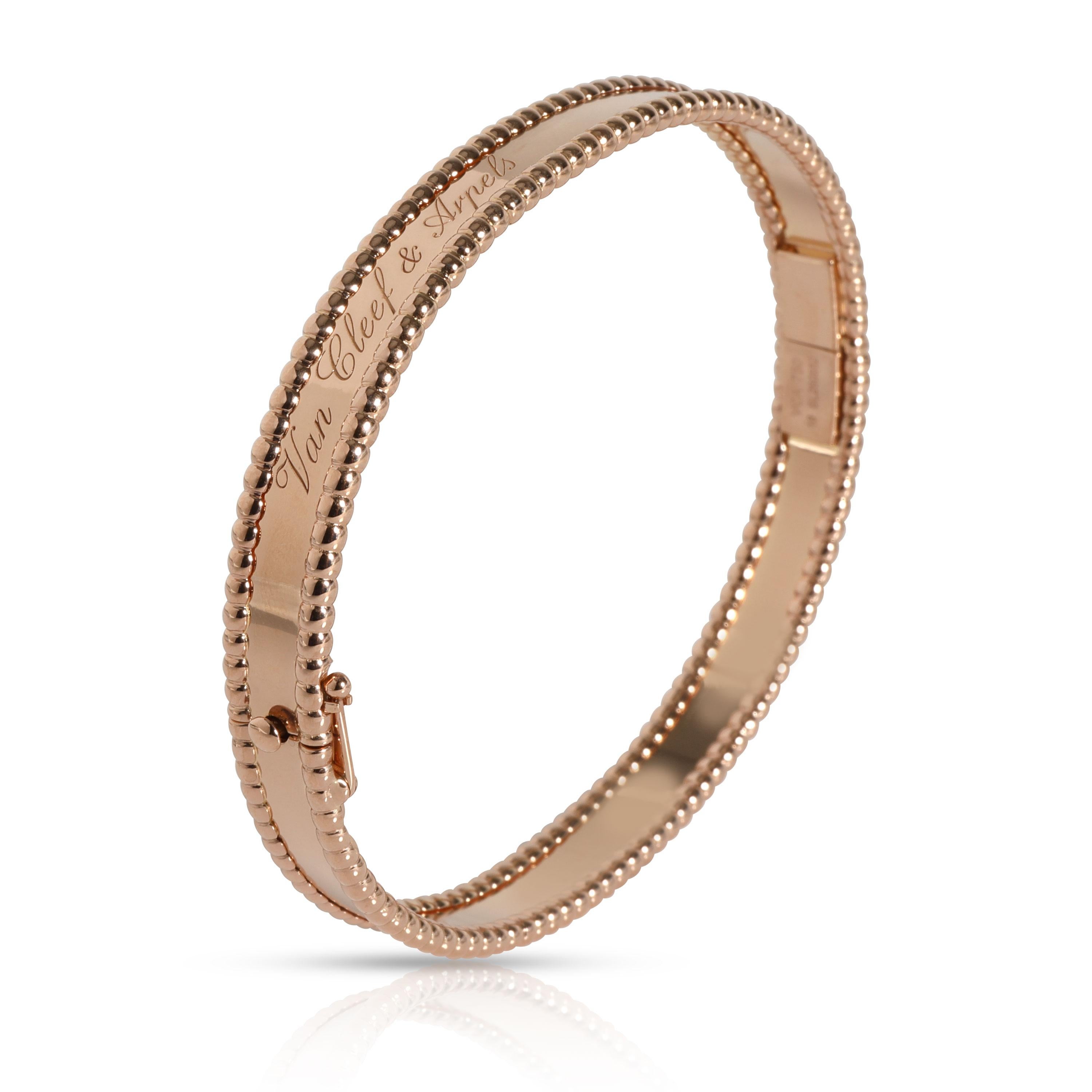 
Van Cleef & Arpels Perlee Bracelet in 18K Rose Gold

PRIMARY DETAILS
SKU: 105219
Listing Title: Van Cleef & Arpels Perlee Bracelet in 18K Rose Gold
Condition Description: Retails for 6,300 USD. In excellent condition and recently polished by Van