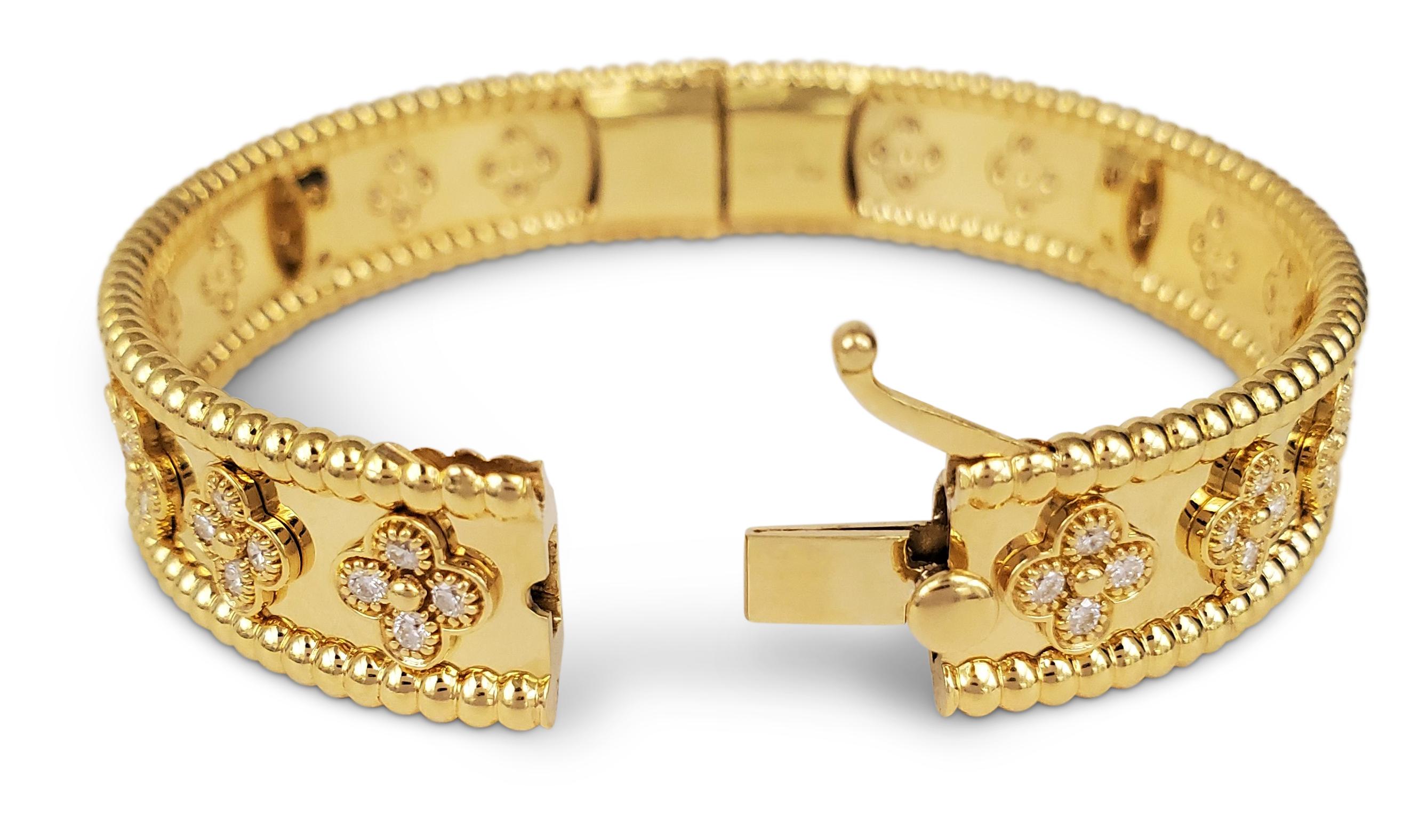 gold van cleef bangle