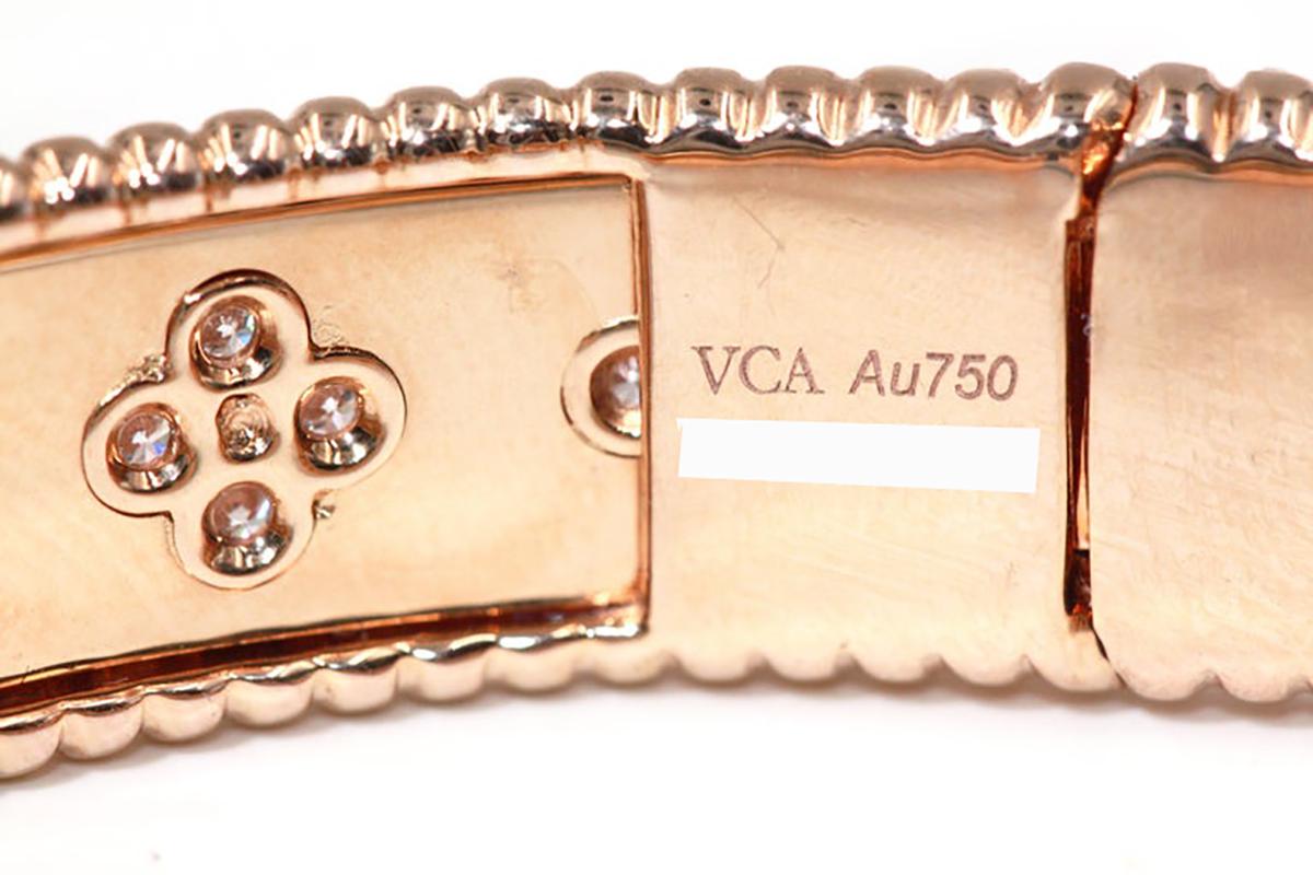 Van Cleef and Arpels Perlée Clovers Bracelet, Medium Model Pink ...