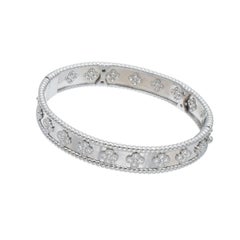 Van Cleef & Arpels "Perlée" clovers Diamond Bracelet
