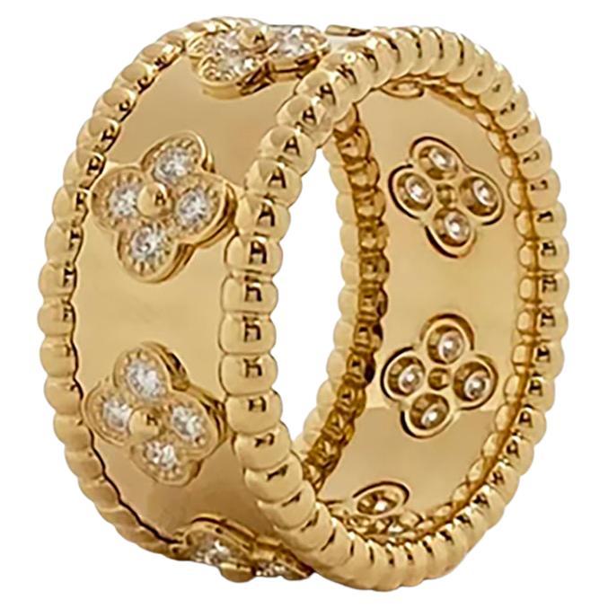 Van Cleef & Arpels Perlée Clovers Ring, Medium Model