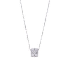 Van Cleef &amp; Arpels Perle Kleeblätter Weißgold Diamant-Anhänger